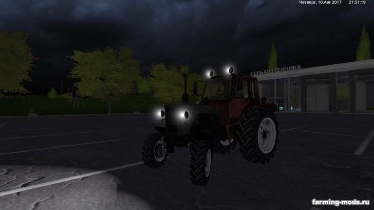 Мод "МТЗ 82 by Nikolai 44 RUS v 1.0" для Farming Simulator 2017 Мод "МТЗ 82 by Nikolai 44 RUS v 1.0" для Farming Simulator 2017