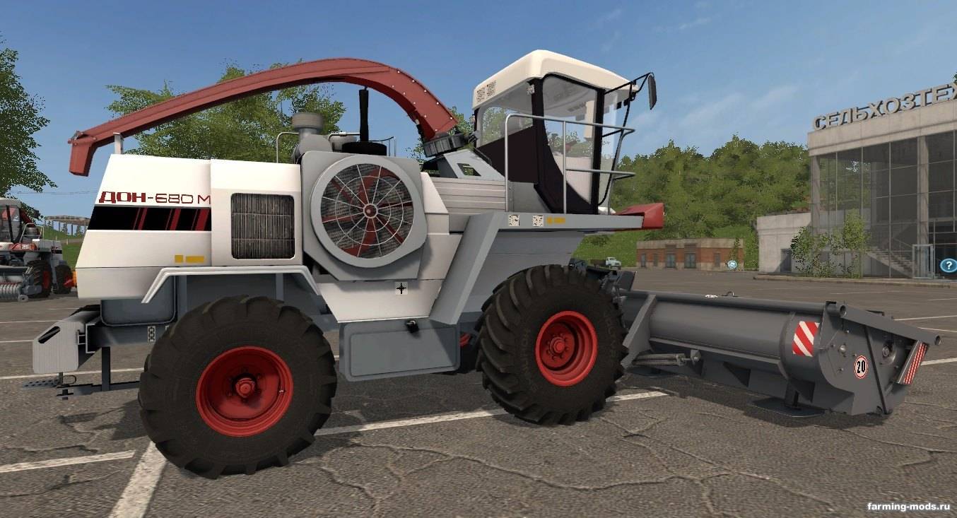 Мод "Комбайн Дон 680М v 1.0" для Farming Simulator 2017 Мод "Комбайн Дон 680М v 1.0" для Farming Simulator 2017
