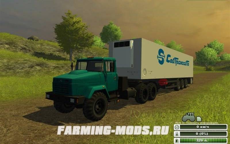 Мод "KrAZ and Trailers Pack v2" для Farming / Landwirtschafts Simulator 2013