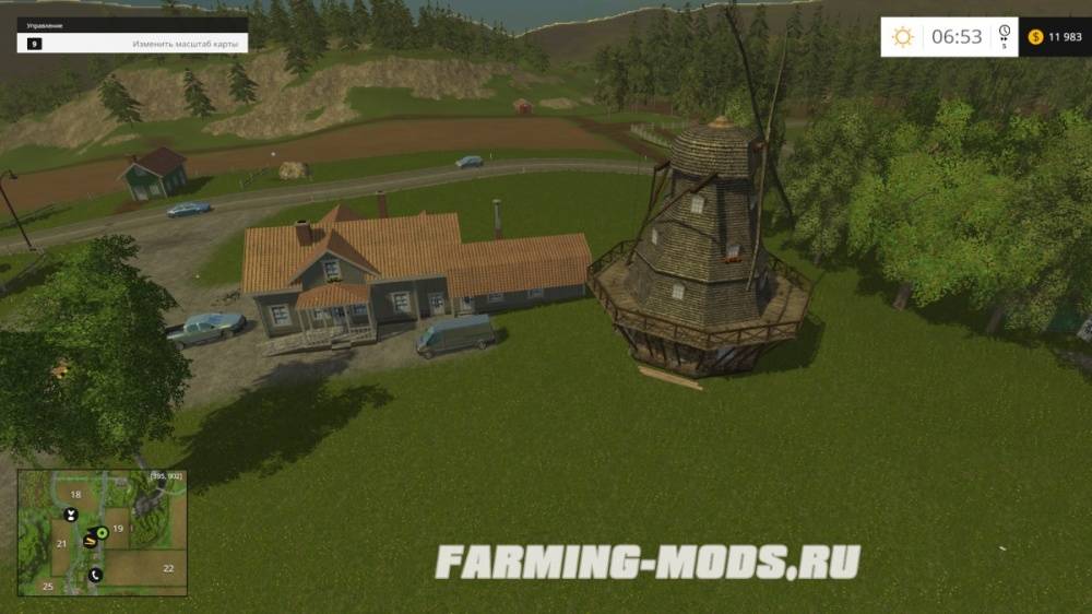 Мод "AVGUS map v1.0" для Farming Simulator 2015