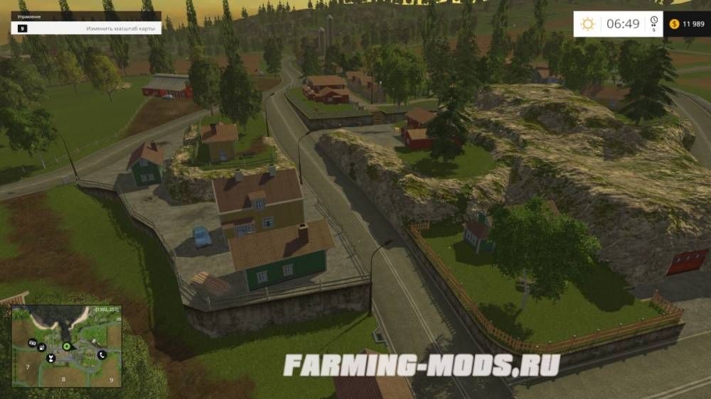 Мод "AVGUS map v1.0" для Farming Simulator 2015