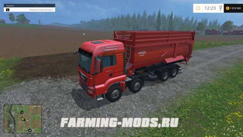 Мод "Absetzrahmen Krampe Bandit 750 v1.0" для Farming Simulator 2015