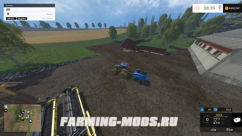 Мод Westbridge Hills v2.2 для Farming Simulator 2015