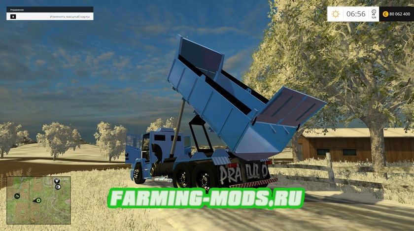 Мод "Грузовик MERCEDES-BENZ L-1620 BUCKET (самосвал)" для Farming Simulator 2015