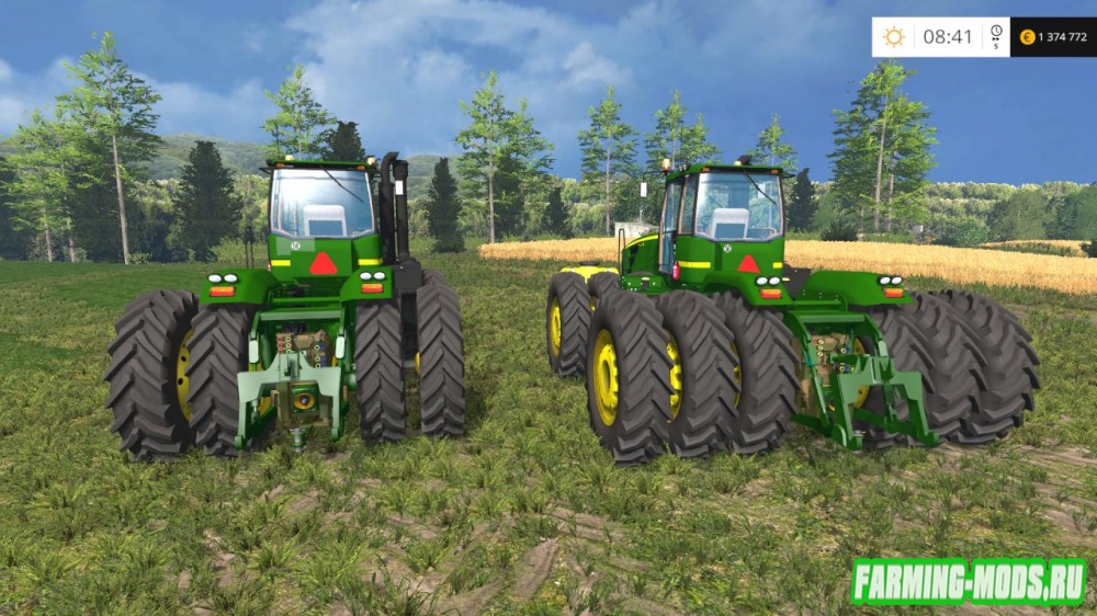 Мод "John Deere 9630 Selectable v 6.0" для Farming Simulator 2015