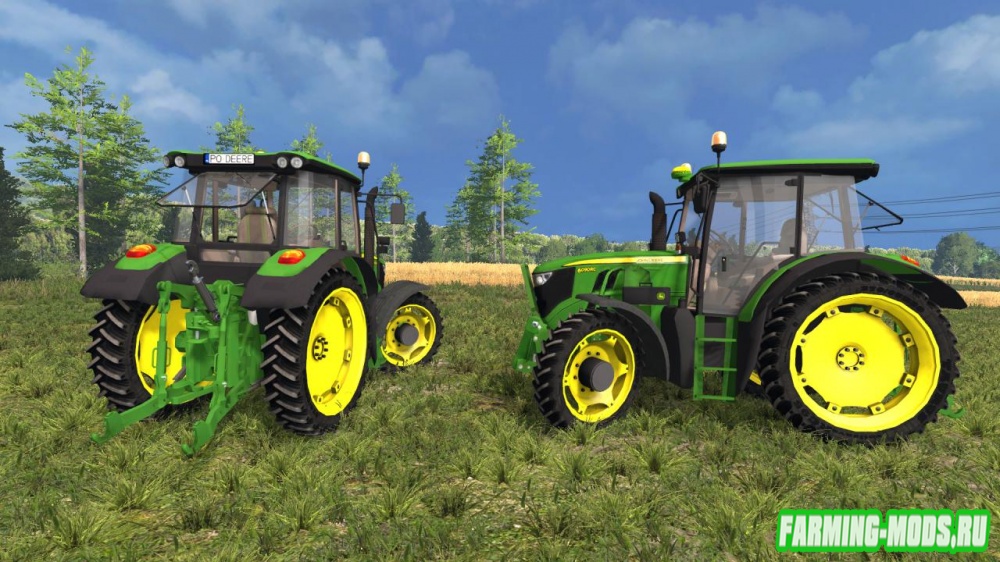 Мод "John Deere 6090RC Pack" для Farming Simulator 2015