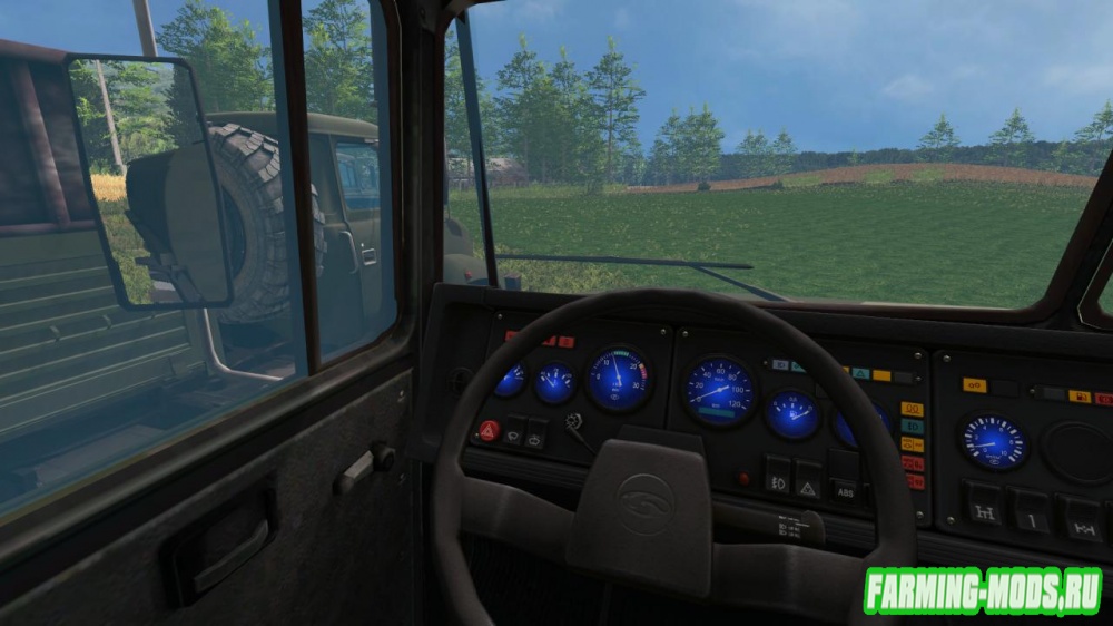 Мод "КрАз V18 + Модули" для Farming Simulator 2015