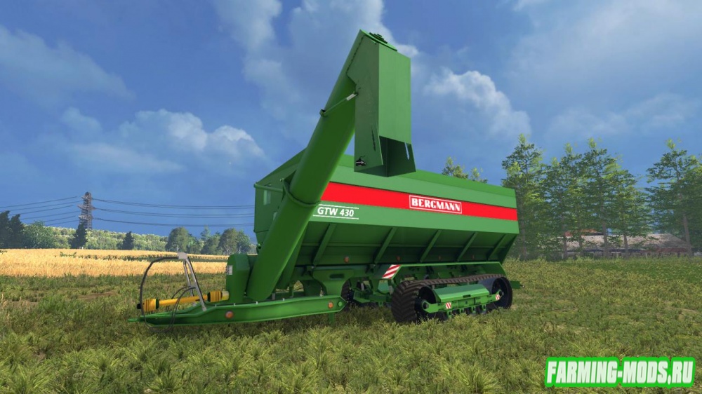 Мод "Bergmann GTW430 ST Tracks" для Farming Simulator 2015