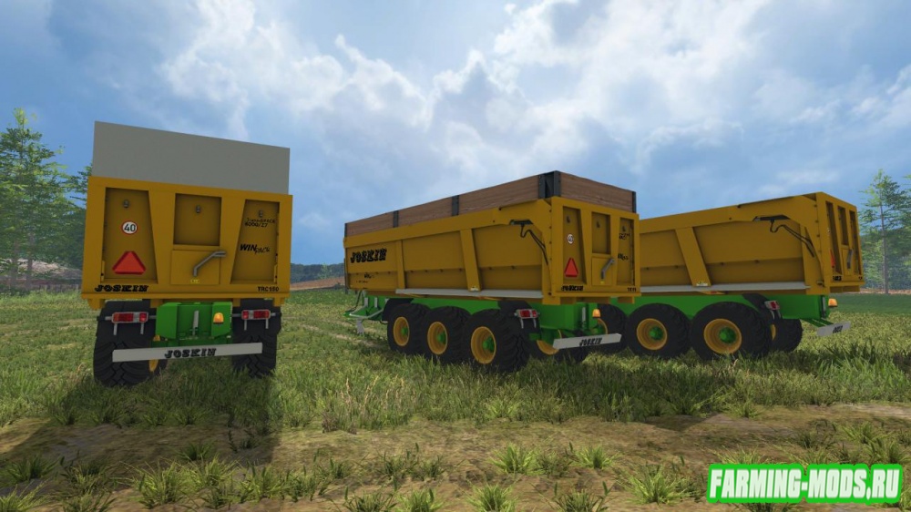 Мод "Joskin Trans Space 8000/23 Tridem v 4.1" для Farming Simulator 2015