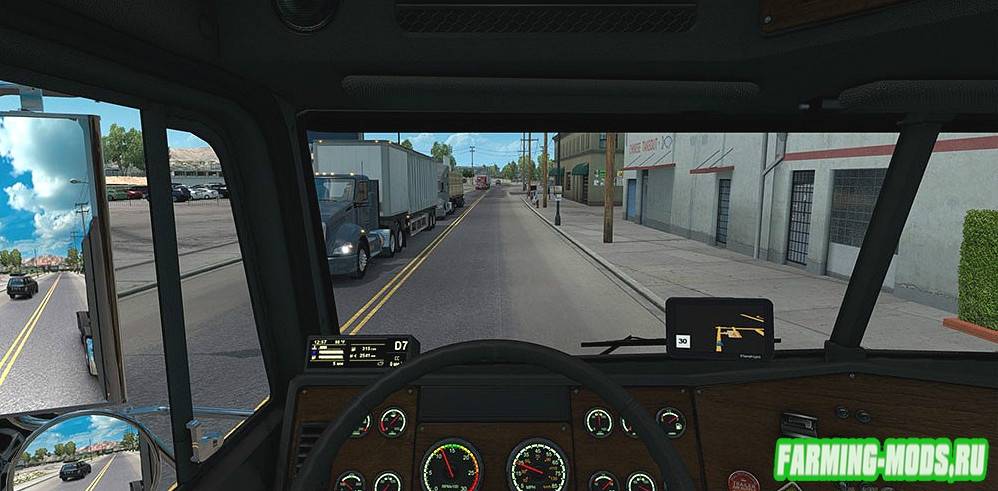 Мод "Freightliner FLB Low Cab Update" для American Truck Simulator