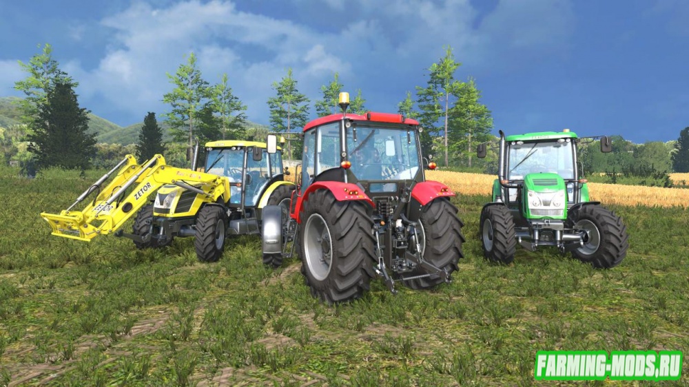 Мод "Zetor Forterra 120 Comunal Multicolor" для Farming Simulator 2015