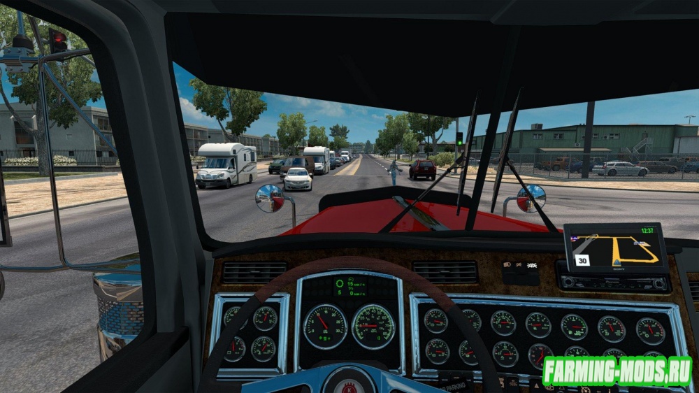 Мод "Kenworth W900 Fixed" для American Truck Simulator