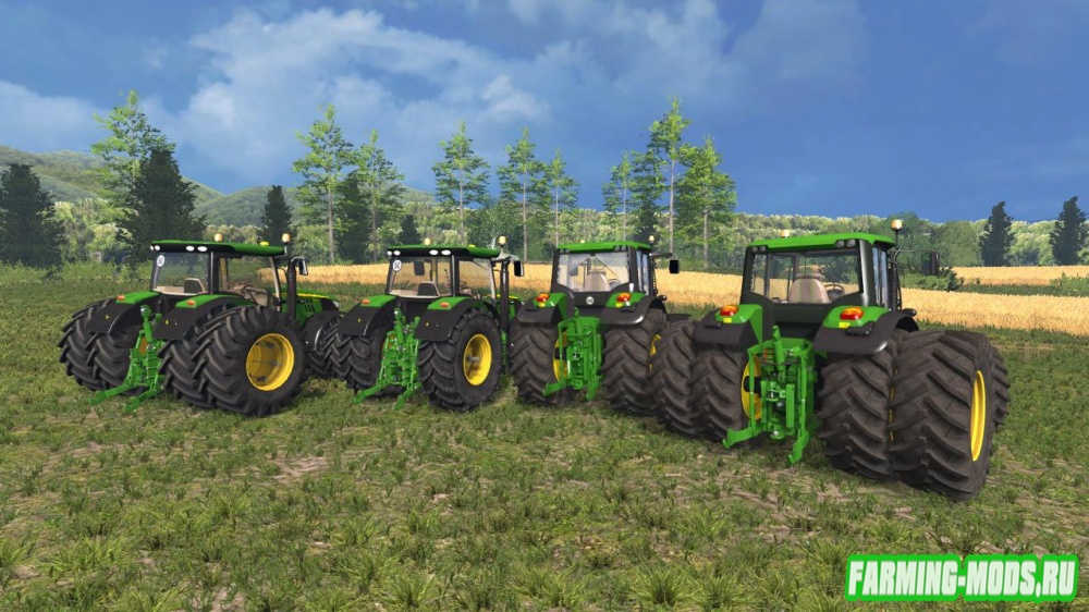 Мод "John Deere 6R/6M Big Pack" для Farming Simulator 2015