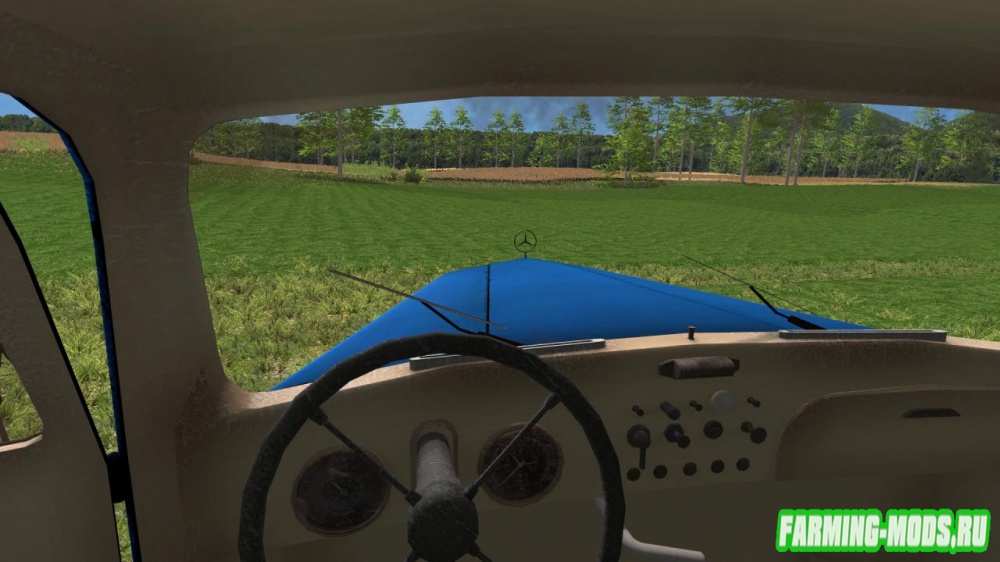 Мод "Mercedes-Benz 334K Flatbed v1.05 Release" для Farming Simulator 2015