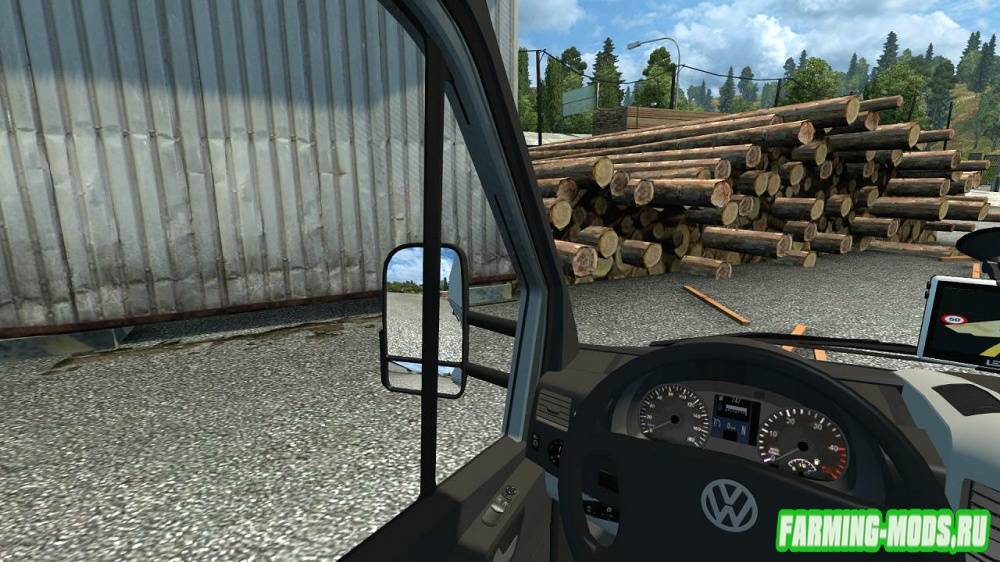 Мод "Volkswagen Crafter 2.5 TDI v2.0" для Euro Truck Simulator 2