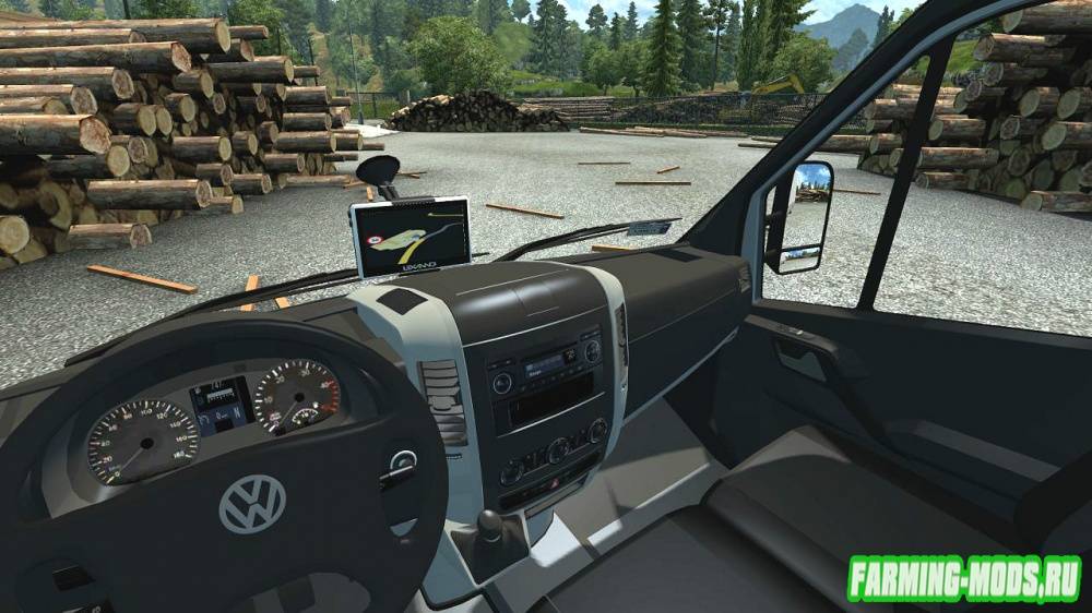 Мод "Volkswagen Crafter 2.5 TDI v2.0" для Euro Truck Simulator 2