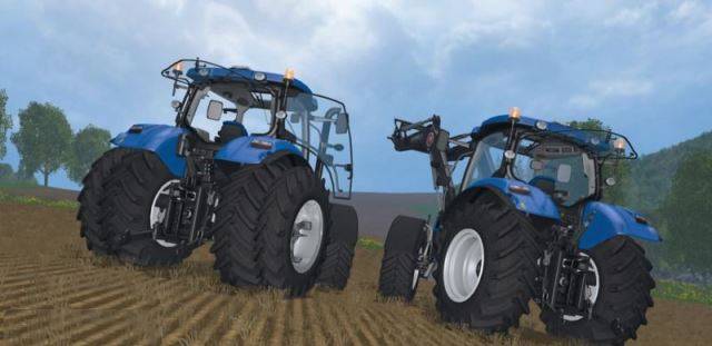 Мод "New Holland T6.160 v 1.0" для Farming Simulator 2015