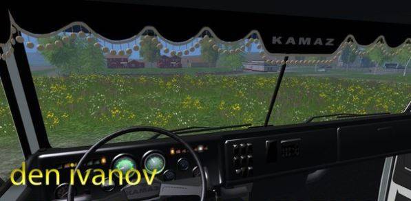 Мод "Камаз + Прицеп" для Farming Simulator 2015