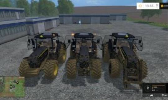 Мод "John Deere 6170R FL/ 6210R/6210R FL v 2.1 Black Edition" для Farming Simulator 2015