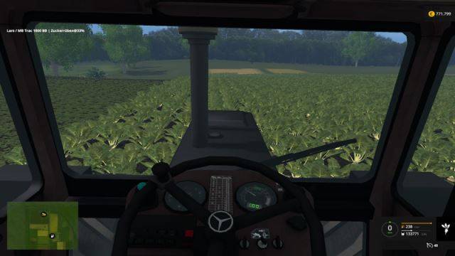 Мод "MB Truck 1800 InterCool Black Beauty v 1.0" для Farming Simulator 2015