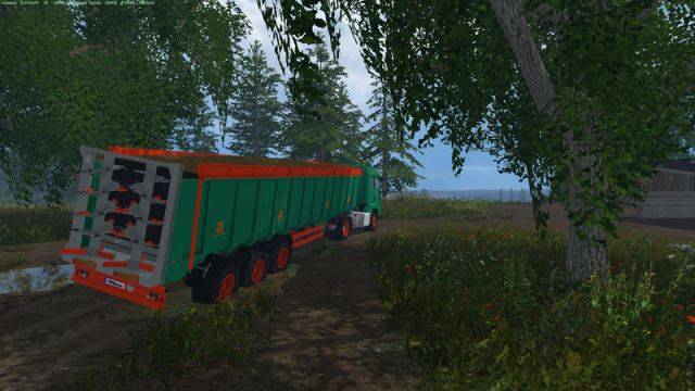 Мод "Aguas Tenias Manure Spreader Truck v 1.0" для Farming Simulator 2015