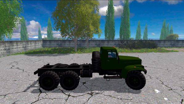 Мод "КрАЗ 255 Б1 Matte v 1.2.1 Multicolor" для Farming Simulator 2015