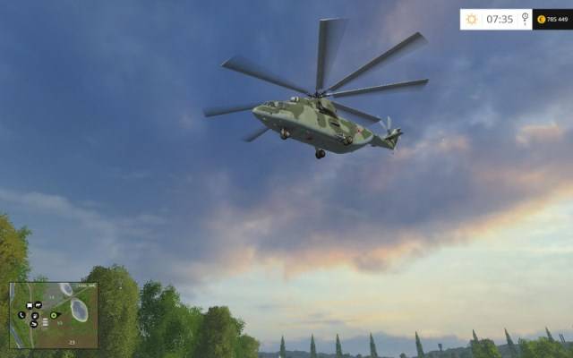 Мод "Helicopters v 1.0" для Farming Simulator 2015