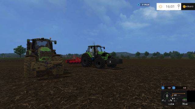 Мод "DEUTZ FAHR TTV 7250 v 5.0" для Farming Simulator 2015