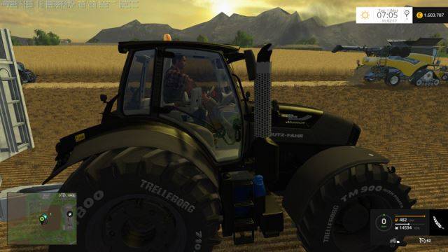 Мод "Deutz Fahr 7250 TTV Warrior v 4.1" для Farming Simulator 2015