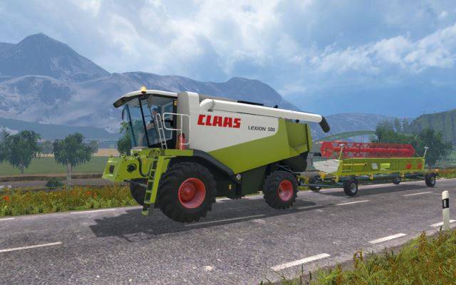 Мод "Claas Lexion 580/600 v 1.6" для Farming Simulator 2015