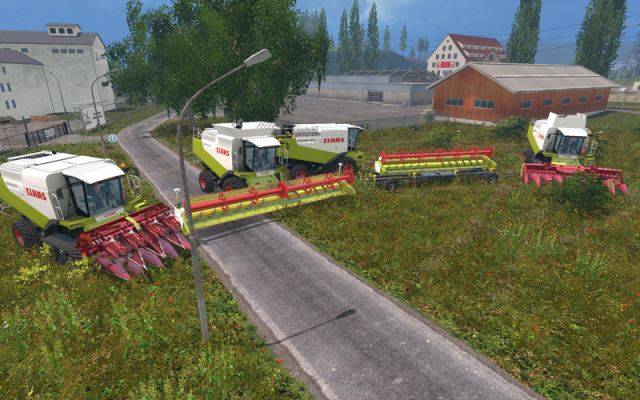 Мод "Claas Lexion 580/600 v 1.6" для Farming Simulator 2015