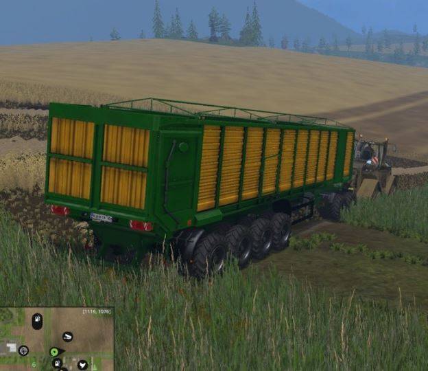 Мод "MBJ chopped semitrailers v 1.0" для Farming Simulator 2015