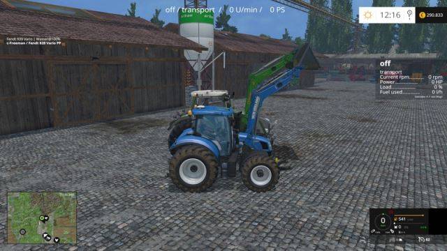 Мод "Скрипт Gearbox Addon v 1.4" для Farming Simulator 2015