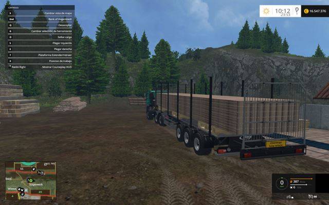 Мод "Fliegl Universal Semitrailer autoload v 1.5" для Farming Simulator 2015