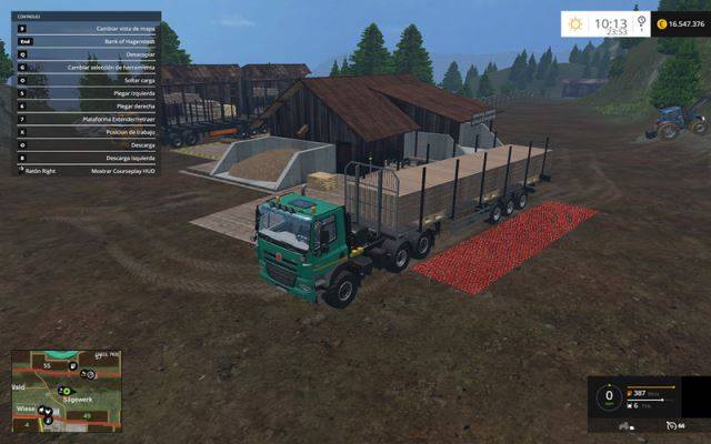 Мод "Fliegl Universal Semitrailer autoload v 1.5" для Farming Simulator 2015