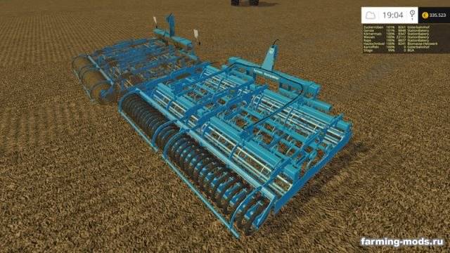 Мод "Lemken Kompaktor S300 & S400 v 1.6" для Farming Simulator 2015