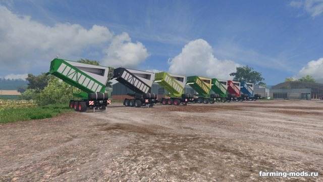 Мод "Silage Cargo Trailers v 1.1" для Farming Simulator 2015 Мод "Silage Cargo Trailers v 1.1" для Farming Simulator 2015