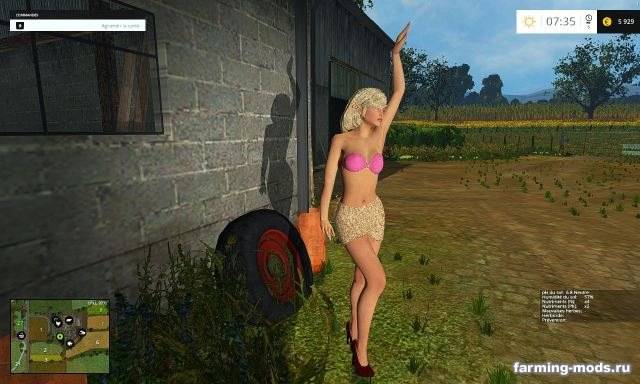 Мод "Placeable woman v 1.0" для Farming Simulator 2015