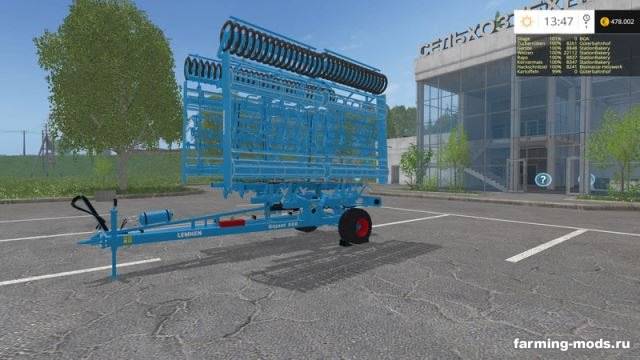 Мод "Lemken Gigant 800 carrier system v 1.0" для Farming Simulator 2015