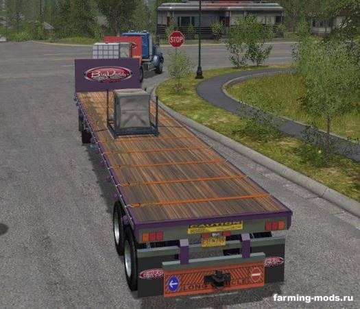 Мод "Us Trailer With Tension Belts v1.0" 