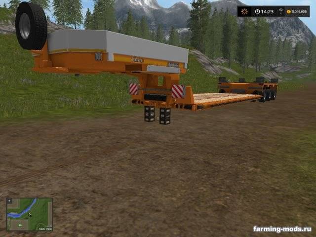 Мод "Lowboy trailer v 1.0" 