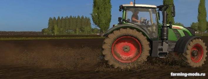 Мод Скрипт Mud particuLles mod v 1.0 для Farming Simulator 2017