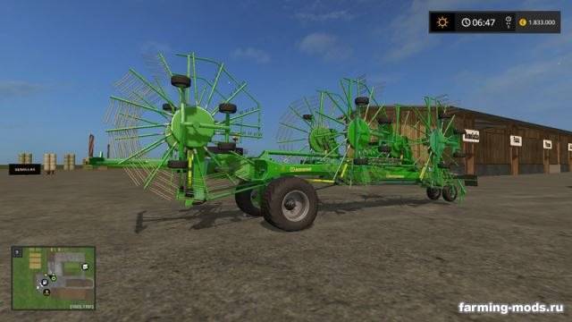 Мод "Krone Swadro 2000 v 1.17" 