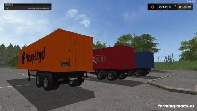 Мод "Container Trailer Pack v 1.0" 