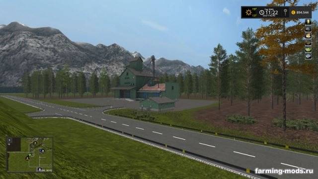 Мод "Карта Land between the mountains v 1.3" 