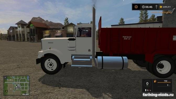 Мод "Kenworth W900A Manure Spreader v 1.0" 