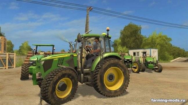 Мод "John Deere 5M Series v 2.5 Final" 