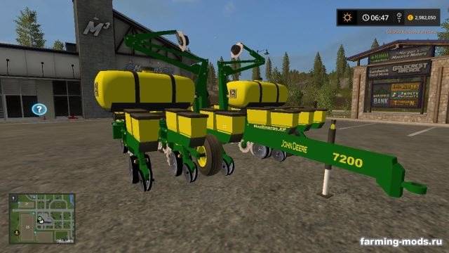 Мод "John Deere 12 row seeder v 1.0" 