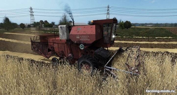 Мод Енисей 1200-1 v 1.0 для Farming Simulator 2017