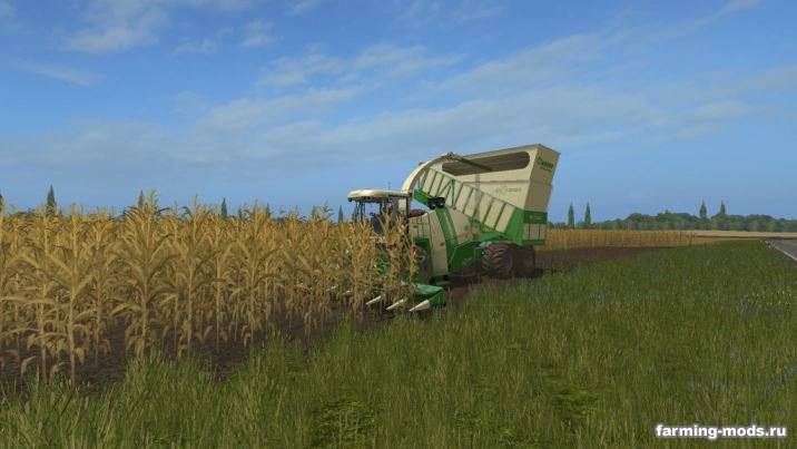 Мод Krone Big X 1100 Cargo v 1.0 для Farming Simulator 2017